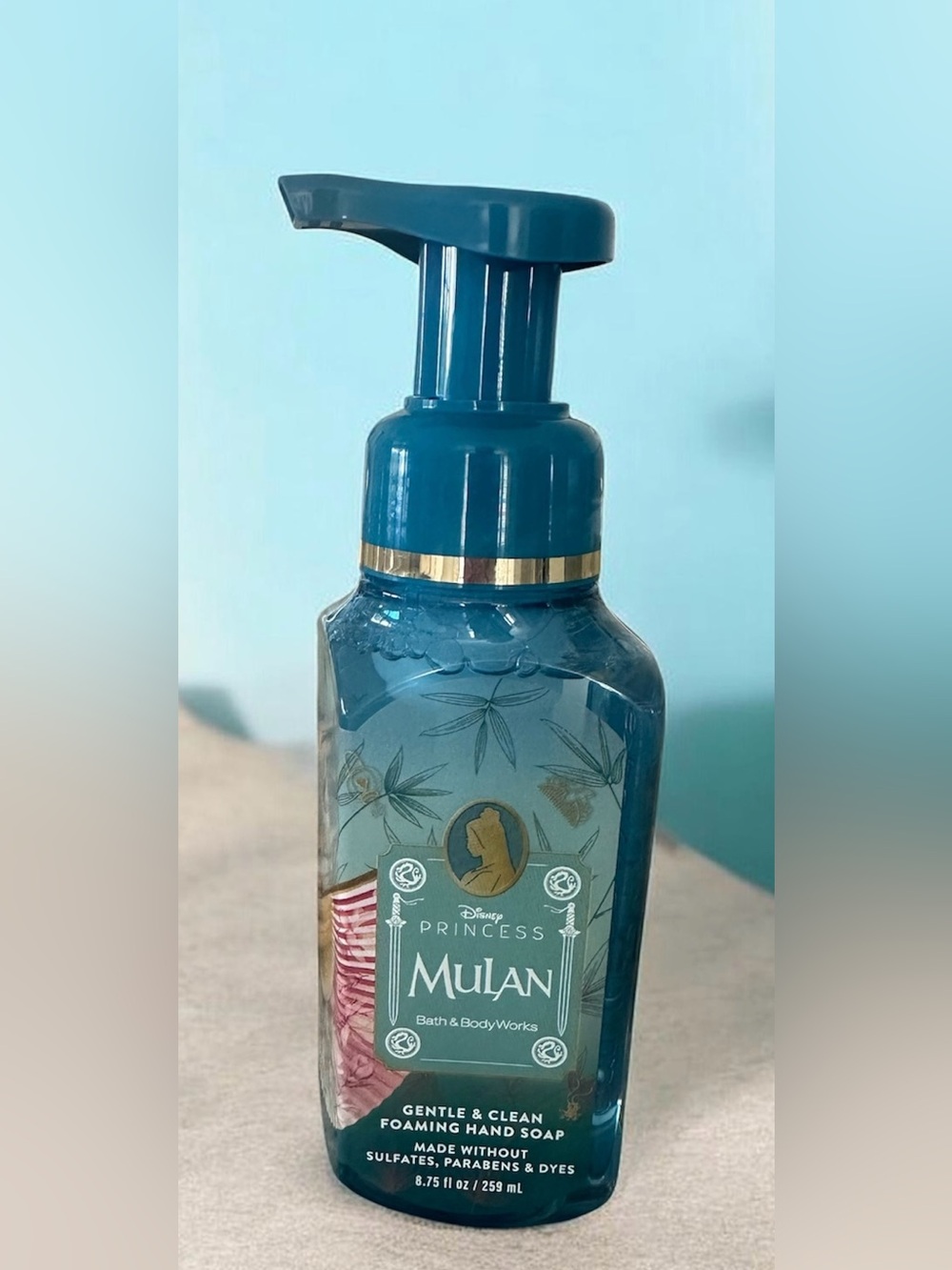 Bath & Body Works Disney Princess Mulan Foaming Hand Soap 8.75 Oz New
